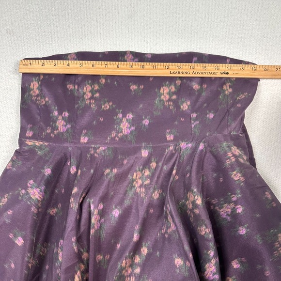 NWT Tuckernuck Naomi Midi Dress A Line Floral Purple Rosette Amethyst -‎ XXL - Picture 10 of 16
